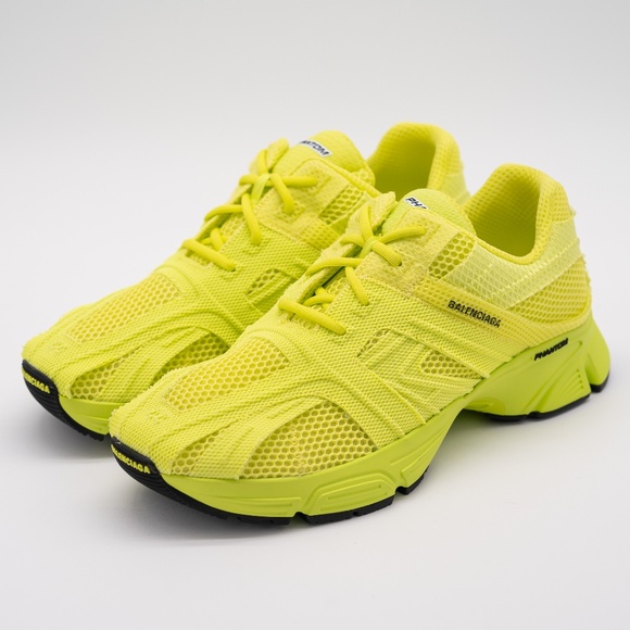 Size 44 - Balenciaga Phantom Sneakers Lime Yellow Green Mesh - Picture 1 of 14